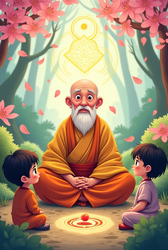 monk mikao usui cartoon childreen