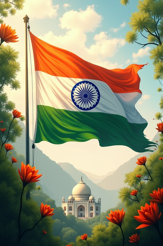 Indian flag
India 15th August