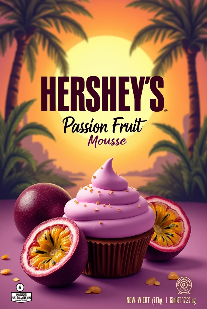 create a package for hersheys passion fruit mousse