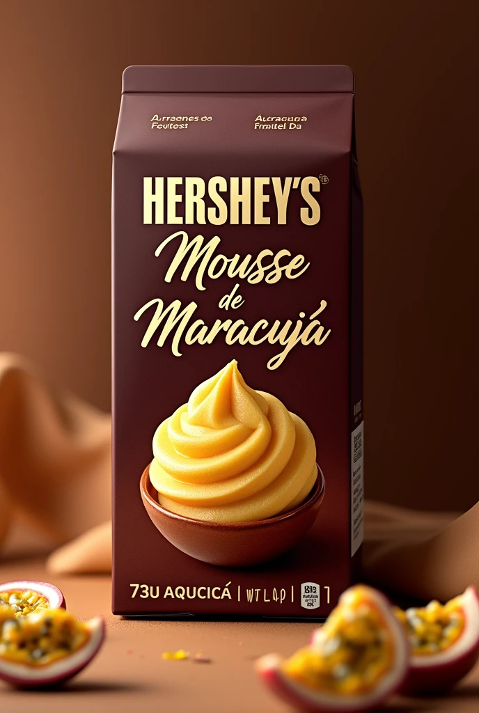 create a package for hersheys mousse de maracuja
