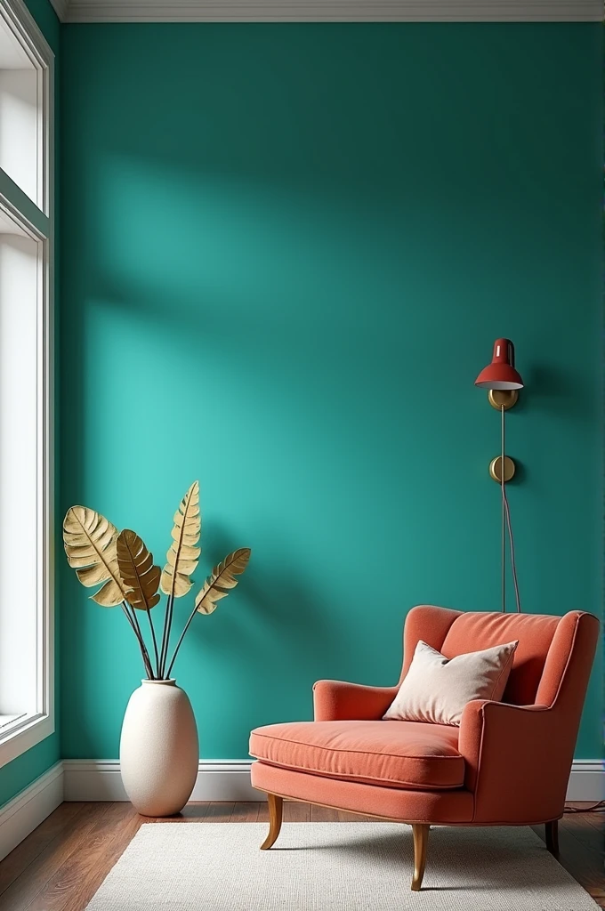 American Color Satin Latex Color House and Ballo Color Baseboard