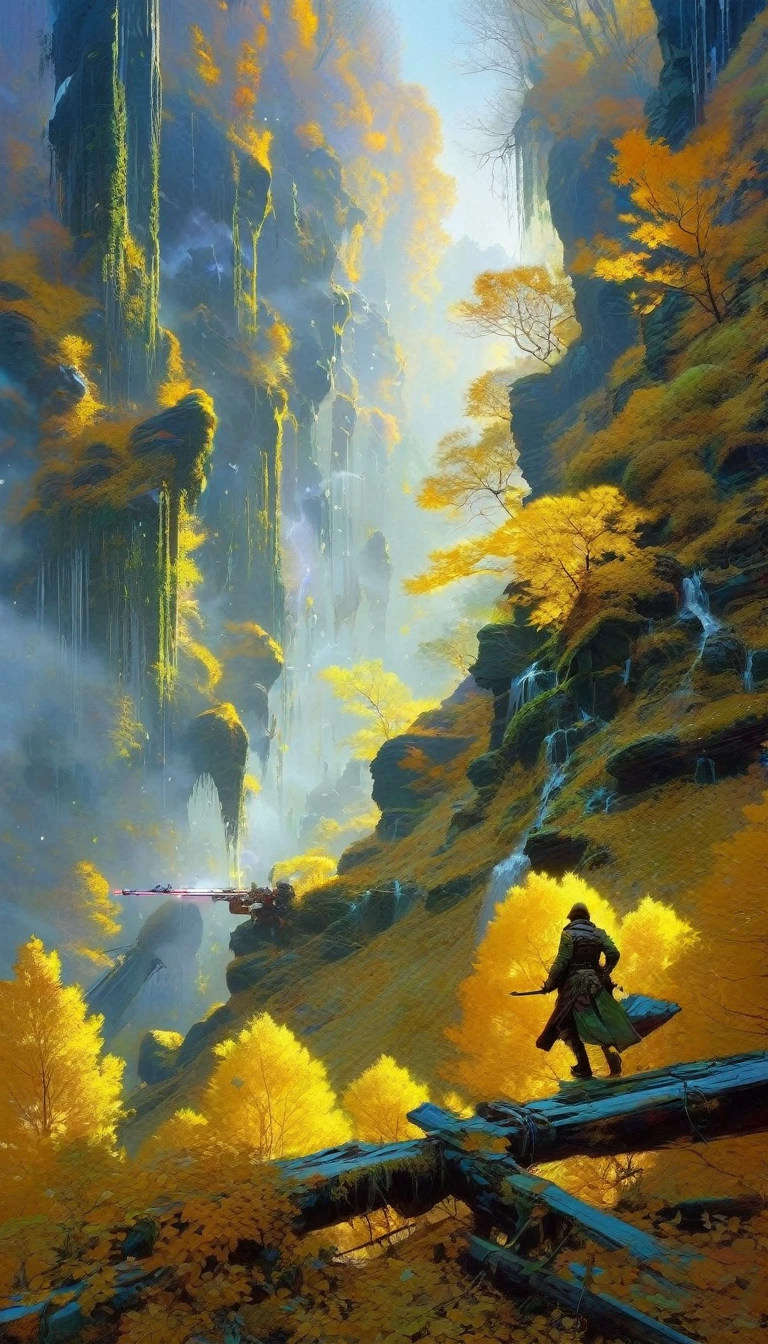 The fall, art inspired by Wadim Kashin
