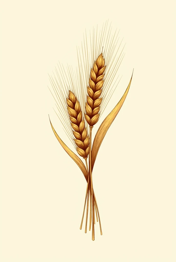 The hat logo can also include the wheat in the image.