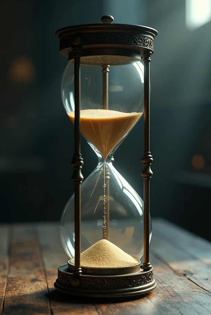 Hourglass starting to run 
