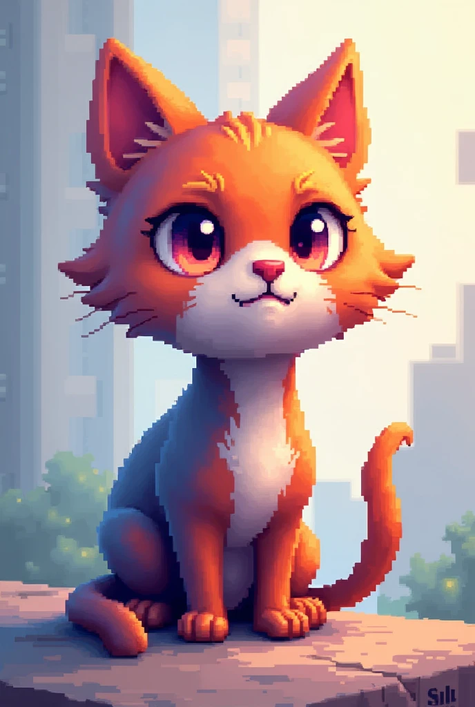 Pixel cat