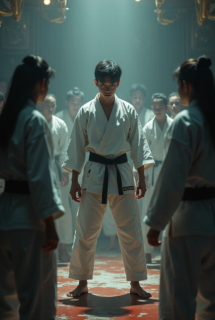 I'm a 17-year-old karate ??? about to fight all the rivals I've defeated