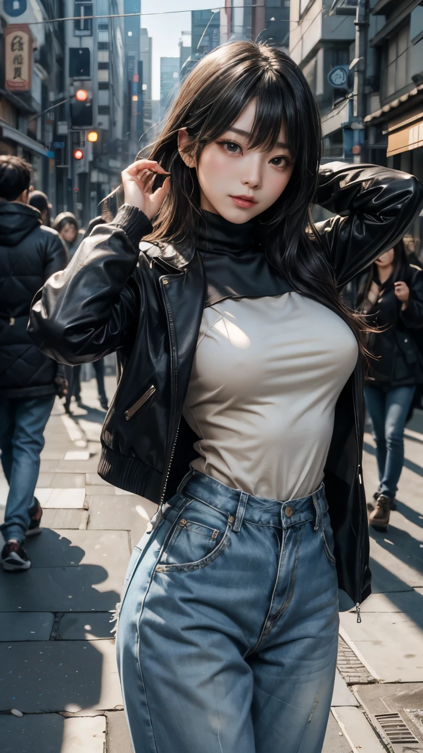 (最高qualityのディテール)、Realistic、8K Ultra HD、High resolution、(One Girl:1.2),(Fatal Beauty,Attractive beauty) ,(Glasses、Mysterious charm:1.1),(Big Breasts、Captivating silhouette),The 超detailedな、高qualityのテクスチャ、複雑なdetailed、detailed、非常にdetailedなCG、高qualityの影、detailed 美しく繊細な顔、detailed 美しく繊細な目、Written boundary depth、Ray Tracing、20th Generation、Cute K-Pop Girls、(The Face of Ulzan in Korea)、Thin face、(Urzan-6500-v1.1:0.6)、PurerosFace_v1、Glowing Eyes、Perfect body、 Viewer Display、(最高qualityのディテール:1.2)、Realistic、8K Ultra HD、High resolution、Woman close up, realistic girl rendering, 8k artistic german bokeh, Enchanting girl, Real Girls, Gurwitz, Gurwitz-style artwork, Girl Roleplay, Realistic 3D style, cgstation Popular Topics, 8K Portrait Rendering,(truth,truth:1.4),(Sparkling eyes girl:1.2)、cheek、Glossy Lips、、High resolution, Best image quality, 最高quality, Realistic, 超detailedな, Photorealistic, 4K 8K Ultra HD Full Color RAW Photos, Fujifilm(Medium format), Hasselblad, Carl Zeiss, Incredible dynamic range photography(utility_art:Smooth-768:1.1),High resolution, High pixel count, 明確なdetailed, Clear images, Natural color reproduction, Noise Reduction, High fidelity, quality, Software Improvements, Upscaling, Optimized Algorithms, Professional-level retouching,
1. Oversized coat:
The coat is、Choose an oversized design that covers from shoulders to knees.。Color is classic navy or black、or warm khaki or beige, wait.、Choose colors that match the season。
2. Knitted sweater or turtleneck:
To protect yourself from the cold、Knitted sweater or turtleneckを選択してください。Match the texture and color of the knit to the coat.。
3. Wide leg pants:
For pants, Choose a wide-leg design、Combines ease of movement and style。Denim in dark tones or black trousers will look good.。
4. Knee-high boots:
What is included in an oversized coat、足首からふくらはぎまでカバーするKnee-high bootsとの組み合わせ。Boots are black or dark brown and chic.、Gives a stylish impression。
5. accessories:
シンプルなゴールドまたはシルバーのaccessoriesを選択してください、Add elegance to your outfit。for example、Long necklaces and large earrings are recommended.。
6. Handbags:
Handbags、Choose a color that matches the tone of your outfit.。Shoulder bags and tote bags are convenient and stylish。
7. Compensateと髪型:
Compensate, Choose natural colors that flatter your skin。Wavy Hair、By creating loose curls、Appeal to softness。