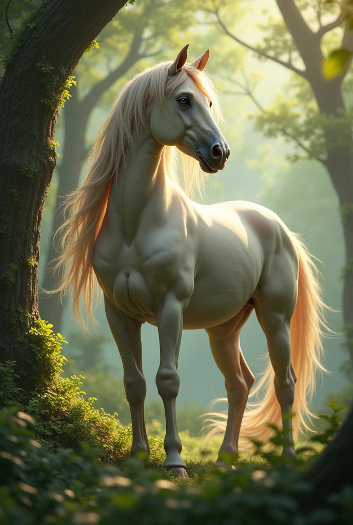 (photorealism:1.2), beautiful centaur girl