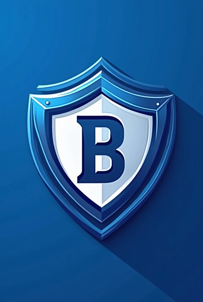 "Create a football team logo for a team named 'Chelsea B'. The design should include the title 'Chelsea B' prominently displayed. Use light blue, dark blue, and white as the primary colors. The logo should have a modern and sleek look, incorporating elements that symbolize strength, unity, and sportsmanship."