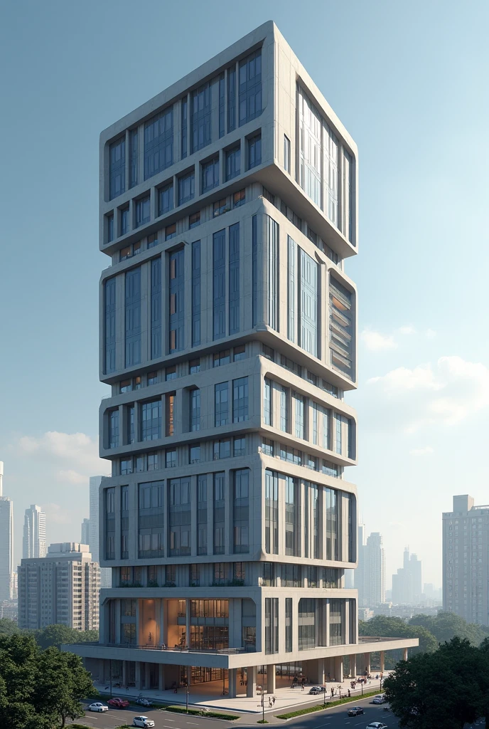 BUILDING OF EIGHT FLOORS