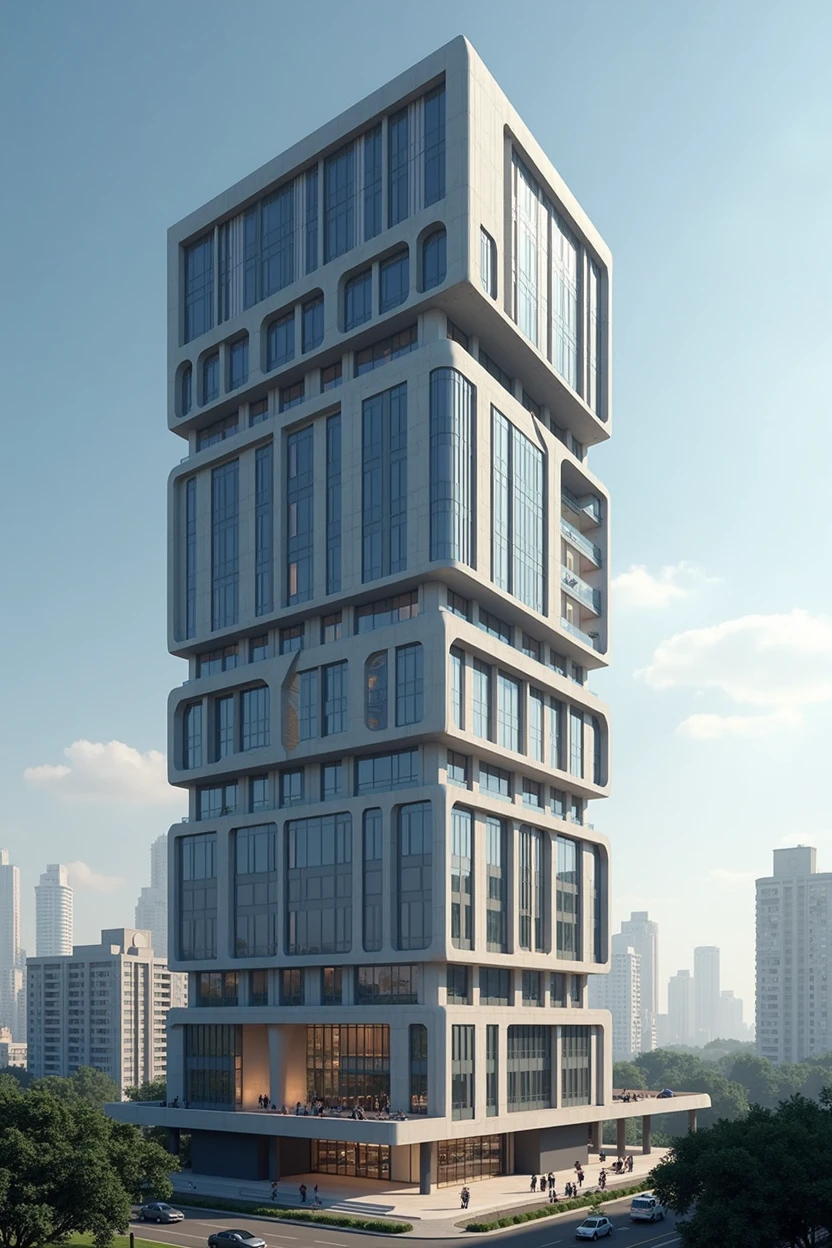 BUILDING OF EIGHT FLOORS
