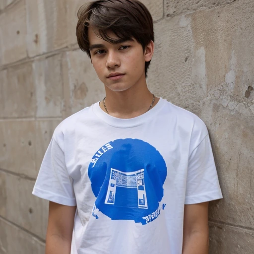 17-year-old boy in a T-shirt