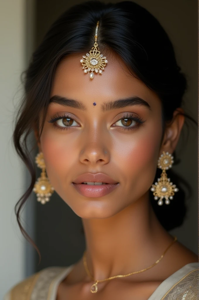 Beautiful Indian modern Girl with beautiful eyes 
