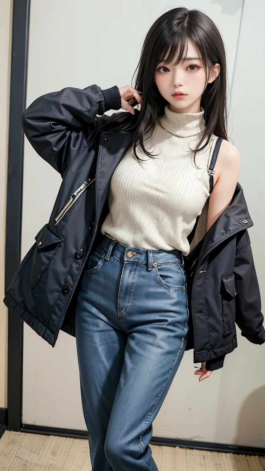 (最高qualityのディテール)、Realistic、8K Ultra HD、High resolution、(one person's:1.2),(Glasses、Fatal Beauty,attractive美しさ) ,(A supple and powerful physique),(Sensual charm),(Glasses、Mysterious charm:1.1),(Big Breasts、attractiveシルエット),The 超detailedな、高qualityのテクスチャ、複雑なdetailed、detailed、非常にdetailedなCG、高qualityの影、detailed 美しく繊細な顔、detailed 美しく繊細な目、Written boundary depth、Ray Tracing、20th Generation、Cute K-Pop Girls、(The Face of Ulzan in Korea)、Thin face、(Urzan-6500-v1.1:0.6)、PurerosFace_v1、Glowing Eyes、Perfect body、 Viewer Display、(最高qualityのディテール:1.2)、Realistic、8K Ultra HD、High resolution、Close-up of a woman, Realistic rendering, 8k artistic german bokeh, attractive, Real Girls, Gurwitz, Gurwitz-style artwork, role play, Realistic 3D style, cgstation Popular Topics,, 8K Portrait Rendering,(truth,truth:1.4),(Sparkling eyes girl:1.2)、Best image quality, 最高quality, Realistic, 超detailedな, Realistic, 4K 8K Ultra HD Full Color RAW Photos, Fujifilm(Medium format), Hasselblad, Carl Zeiss, Incredible dynamic range photography(utility_art:Smooth-768:1.1),High resolution, High pixel count, 明確なdetailed, Clear images, Natural color reproduction, Noise Reduction, High fidelity, quality, Software Improvements, Upscaling, Optimized Algorithms, Professional-level retouching,
1. Oversized coat:
The coat is、Choose an oversized design that covers from shoulders to knees.。Color is classic navy or black、or warm khaki or beige, hang on.、Choose colors that match the season。
2. Knitted sweater or turtleneck:
To protect yourself from the cold、Knitted sweater or turtleneckを選択してください。Match the texture and color of the knit to the coat.。
3. Wide leg pants:
For pants, Choose a wide-leg design、Combines ease of movement and style。Denim in dark tones or black trousers will look good.。
4. Knee-high boots:
What is included in an oversized coat、足首からふくらはぎまでカバーするKnee-high bootsとの組み合わせ。Boots are black or dark brown and chic.、Gives a stylish impression。
5. accessories:
シンプルなゴールドまたはシルバーのaccessoriesを選択してください、Add elegance to your outfit。for example、Long necklaces and large earrings are recommended.。
6. Handbags:
Handbags、Choose a color that matches the tone of your outfit.。Shoulder bags and tote bags are convenient and stylish。
7. Compensateと髪型:
Compensate, Choose natural colors that flatter your skin。Wavy Hair、By creating loose curls、Appeal to softness。