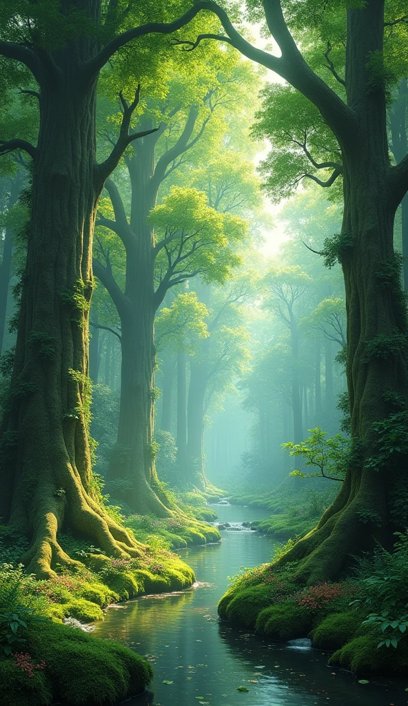 A picture of the forest