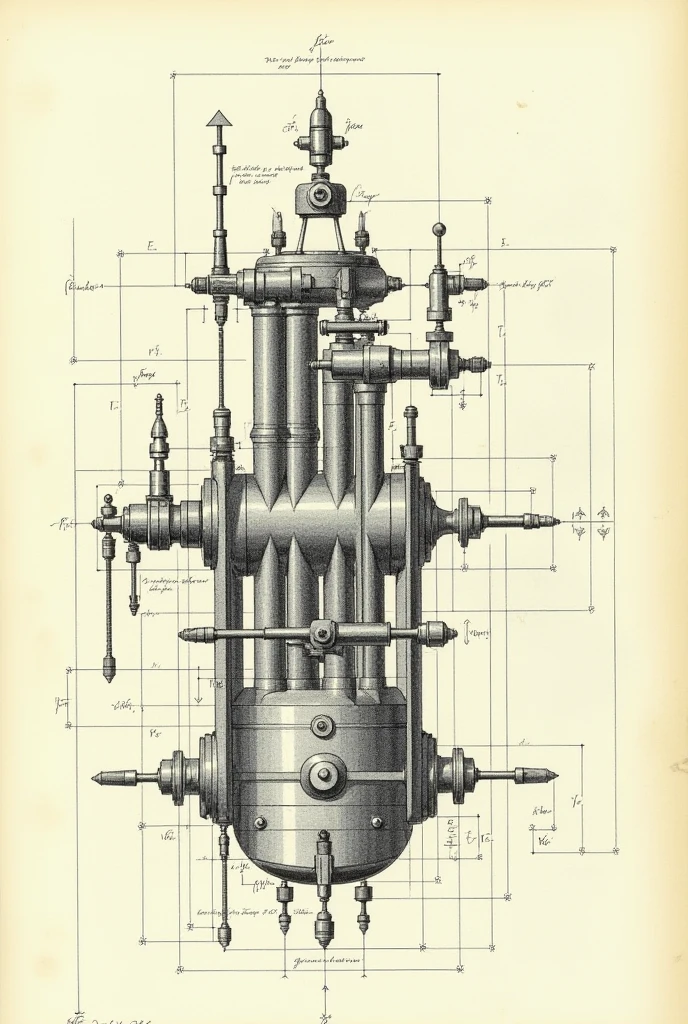 Drawing a Lukianov hydraulic integrator is very easy