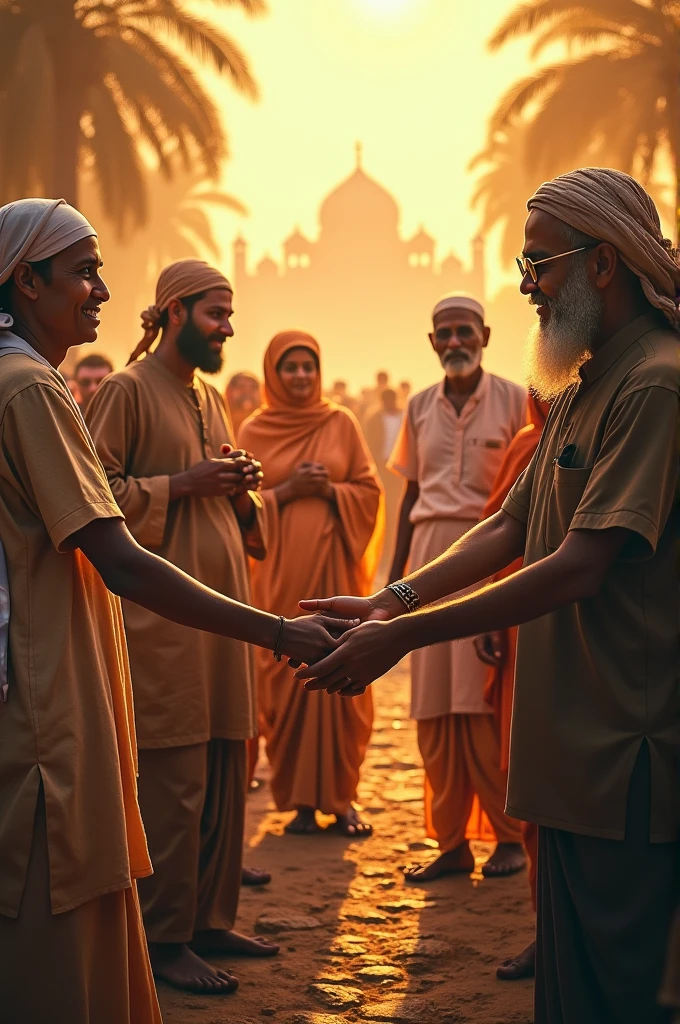 Religion doesn't teach us to hate each other.
We are Indians, India is our homeland.