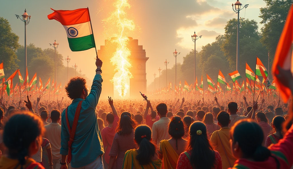 Independence day of India with lot of struggles for India