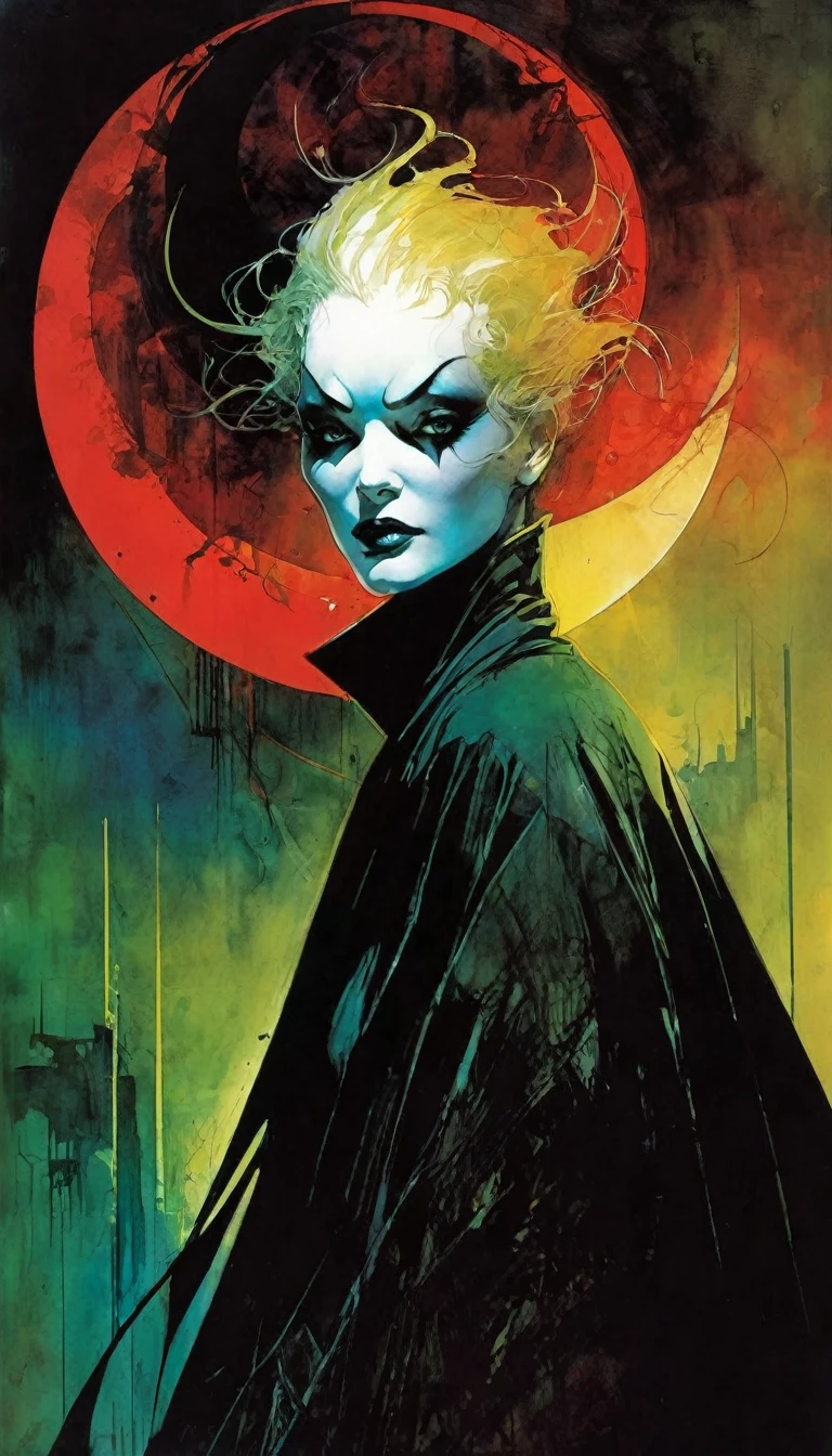 The art of evil, art inspired by Bill Sienkiewicz and Dave McKean
