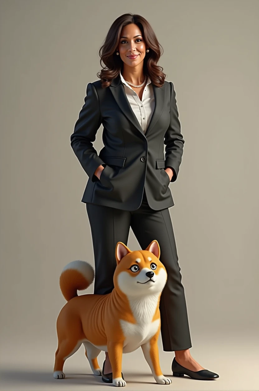 Kamala harris with doge NEWTON. And keep $newton in the image