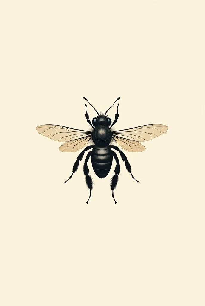 simplified deconstructed bee