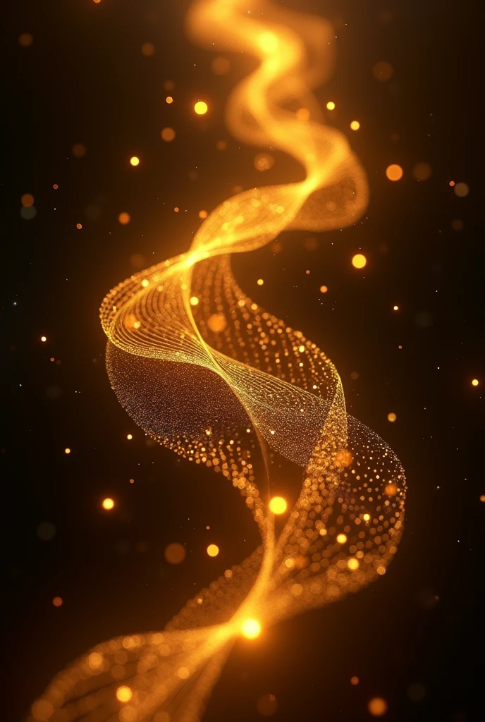 MW intertwining like delicately golden sound lines