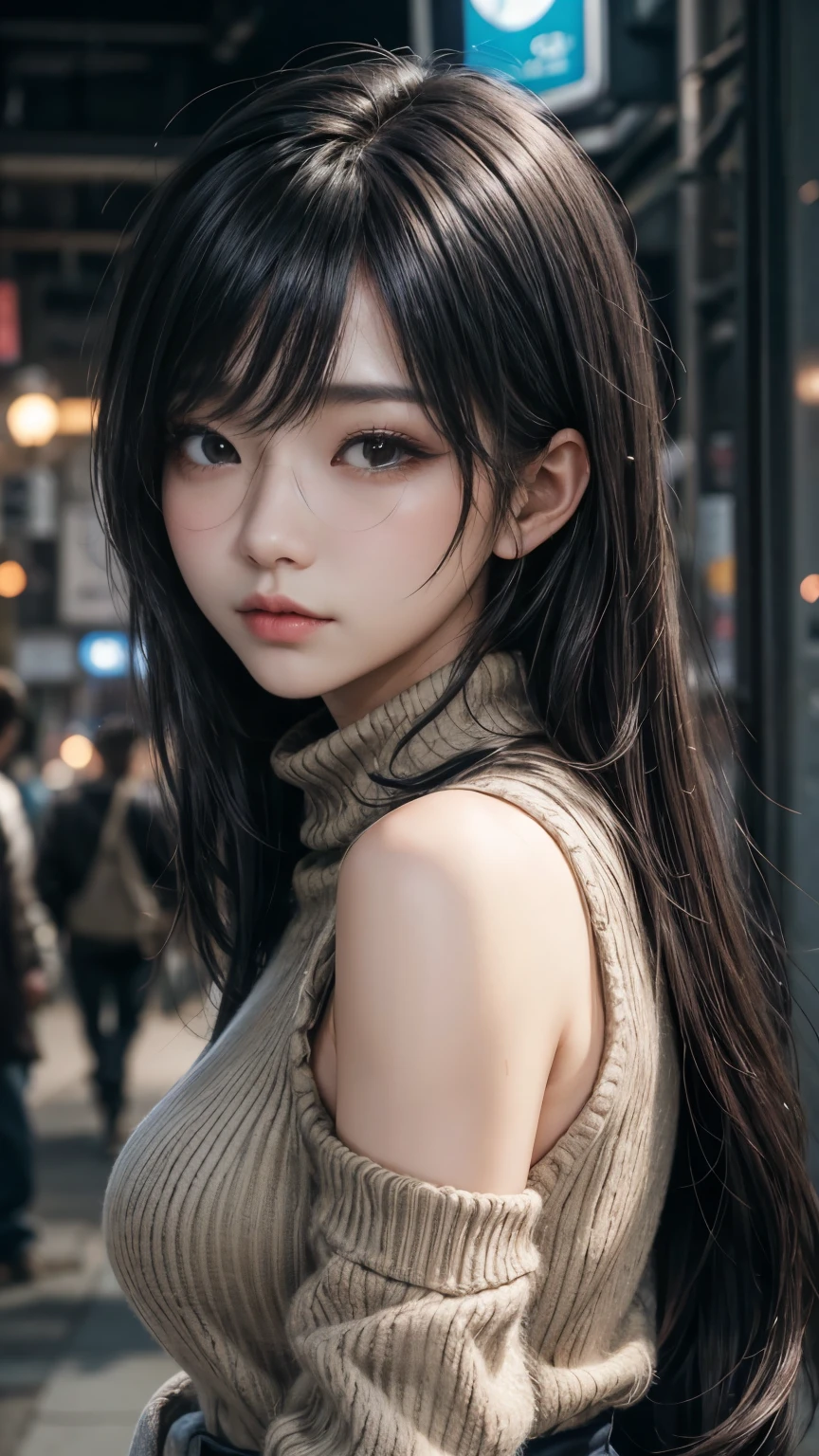 (最高qualityのディテール)、Realistic、8K Ultra HD、High resolution、(one person's:1.2),(Glasses、Fatal Beauty,Attractive beauty) ,(A supple and powerful physique),(Sensual charm),(Glasses、Mysterious charm:1.1),(Big Breasts、Fascinatingシルエット),The 超detailedな、高qualityのテクスチャ、複雑なdetailed、detailed、非常にdetailedなCG、高qualityの影、detailed 美しく繊細な顔、detailed 美しく繊細な目、Written boundary depth、Ray Tracing、20th Generation、Cute K-Pop Girls、(The Face of Ulzan in Korea)、Thin face、(Urzan-6500-v1.1:0.6)、PurerosFace_v1、Glowing Eyes、Perfect body、 Viewer Display、(最高qualityのディテール:1.2)、Realistic、8K Ultra HD、High resolution、Woman close up, Realistic rendering, 8k artistic german bokeh, Fascinating, Real Girls, Gurwitz, Gurwitz-style artwork, Roleplay, Realistic 3D style, cgstation Popular Topics,, 8K Portrait Rendering,(truth,truth:1.4),(Sparkling eyes girl:1.2)、Best image quality, 最高quality, Realistic, 超detailedな, Realistic, 4K 8K Ultra HD Full Color RAW Photos, Fujifilm(Medium format), Hasselblad, Carl Zeiss, Incredible dynamic range photography(utility_art:Smooth-768:1.1),High resolution, High pixel count, 明確なdetailed, Clear images, Natural color reproduction, Noise Reduction, High fidelity, quality, Software Improvements, Upscaling, Optimized Algorithms, Professional-level retouching,
1. Oversized coat:
The coat is、Choose an oversized design that covers from shoulders to knees.。Color is classic navy or black、or warm khaki or beige, wait.、Choose colors that match the season。
2. Knitted sweater or turtleneck:
To protect yourself from the cold、Knitted sweater or turtleneckを選択してください。Match the texture and color of the knit to the coat.。
3. Wide leg pants:
For pants, Choose a wide-leg design、Combines ease of movement and style。Denim in dark tones or black trousers will look good.。
4. Knee-high boots:
What is included in an oversized coat、足首からふくらはぎまでカバーするKnee-high bootsとの組み合わせ。Boots are black or dark brown and chic.、Gives a stylish impression。
5. accessories:
シンプルなゴールドまたはシルバーのaccessoriesを選択してください、Add elegance to your outfit。for example、Long necklaces and large earrings are recommended.。
6. Handbags:
Handbags、Choose a color that matches the tone of your outfit.。Shoulder bags and tote bags are convenient and stylish。
7. Compensateと髪型:
Compensate, Choose natural colors that flatter your skin。Wavy Hair、By creating loose curls、Appeal to softness。