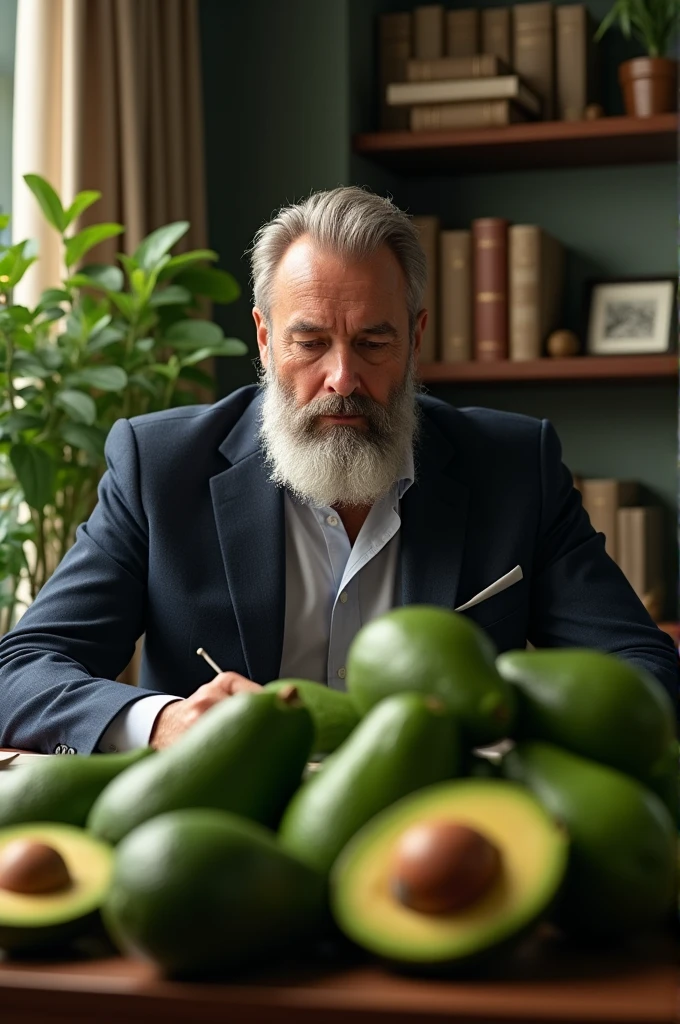 man, lasts, barba, Place, desk, avocados 