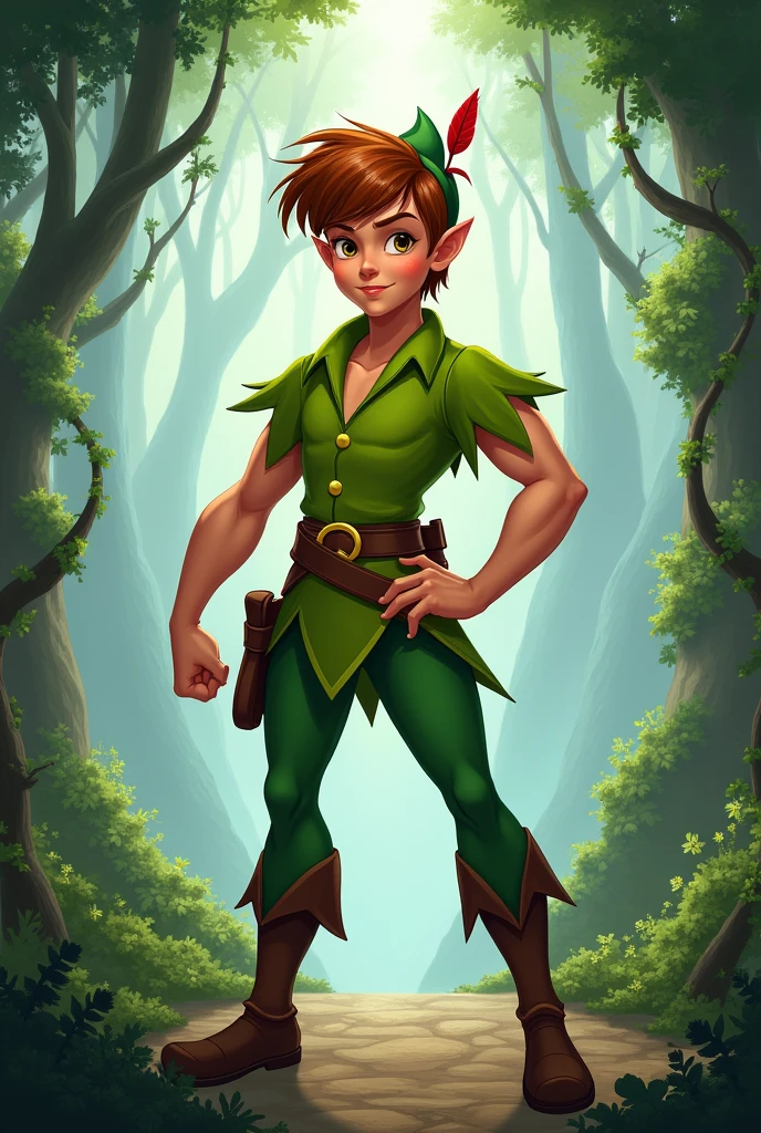 Peter Pan the strong boy