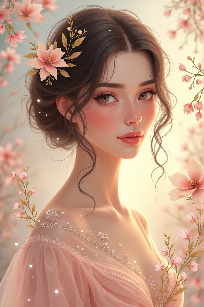 Create a pretty card for a woman that says the following: for the most beautiful girl in the world