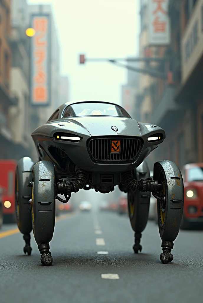 realistic-legged car