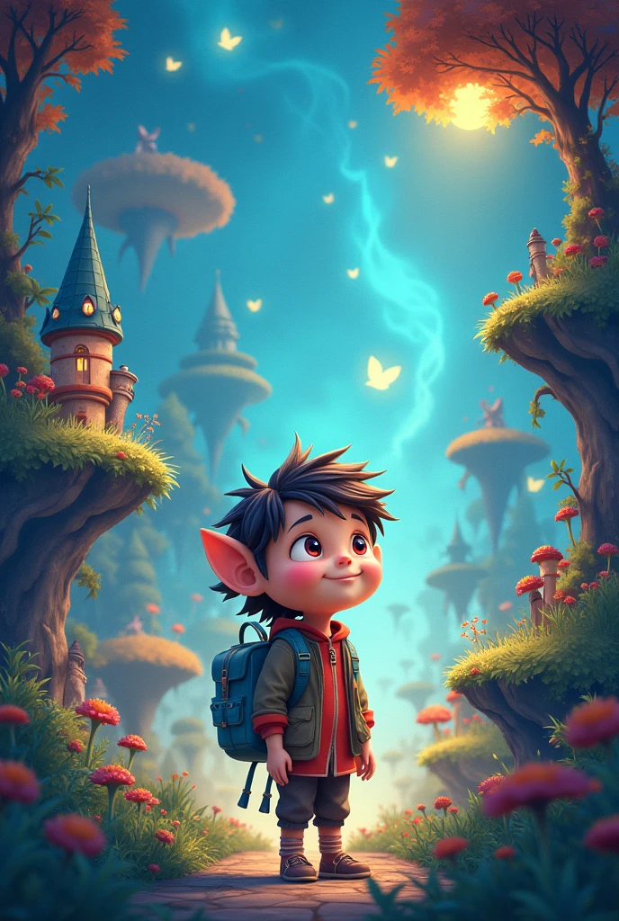 Create a profile picture for my TikTok inspired by the name 'Curious World'