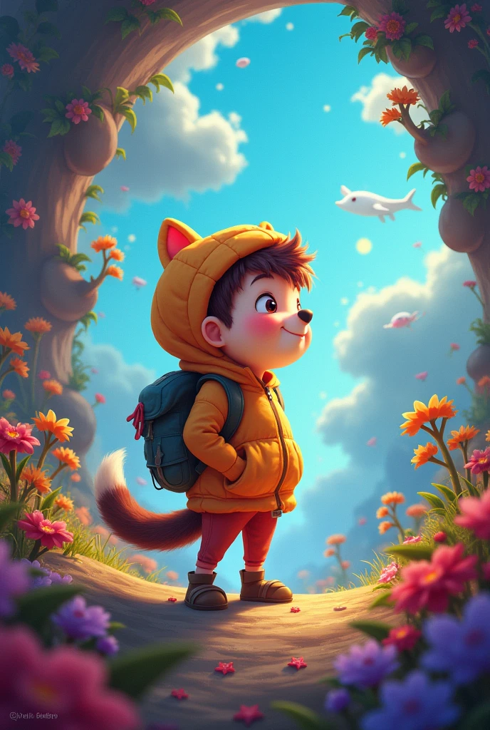 Create a profile picture for my TikTok inspired by the name 'Curious World'
