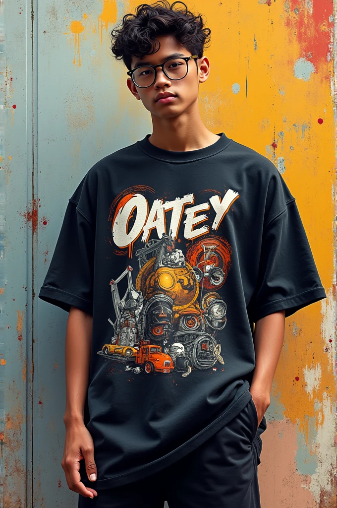 Create An overized t shirt design