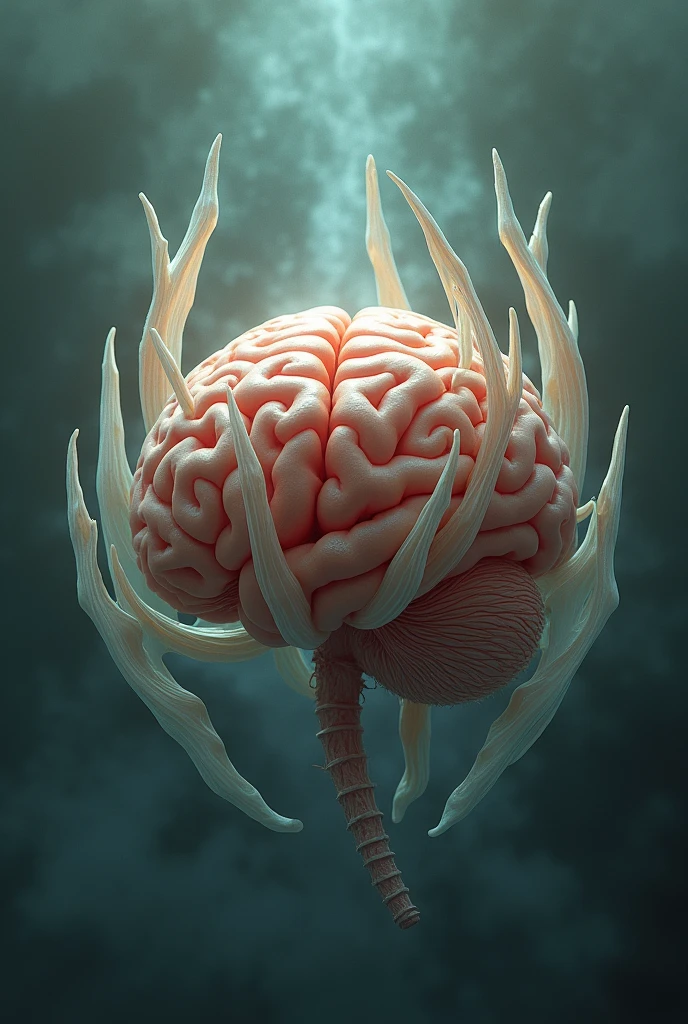 The brain and its 8 bones