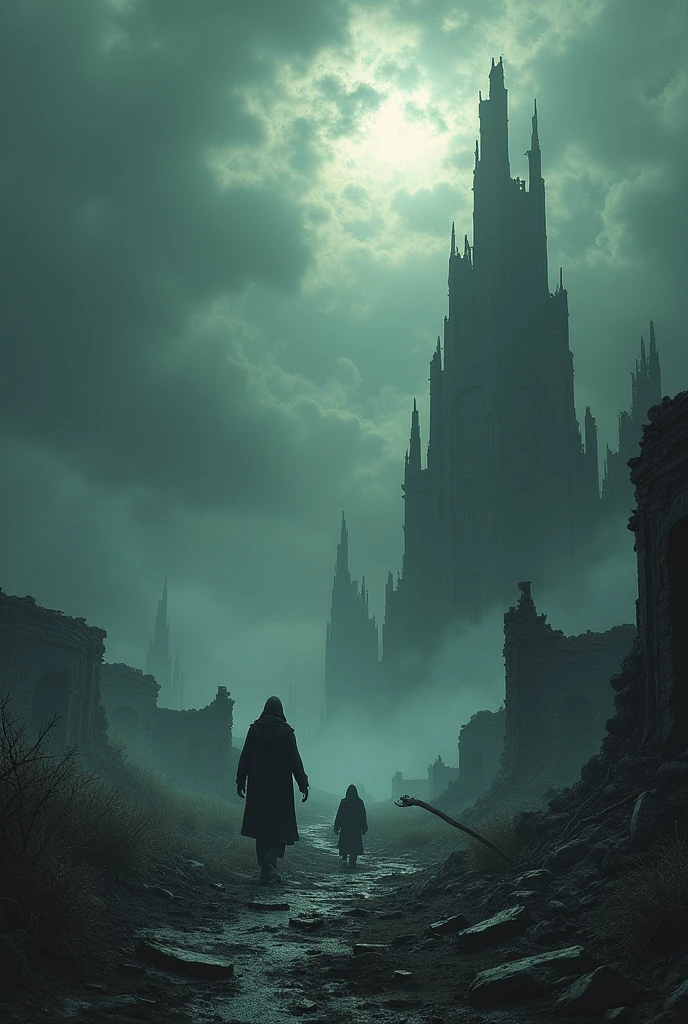 Desolate, shadowy place