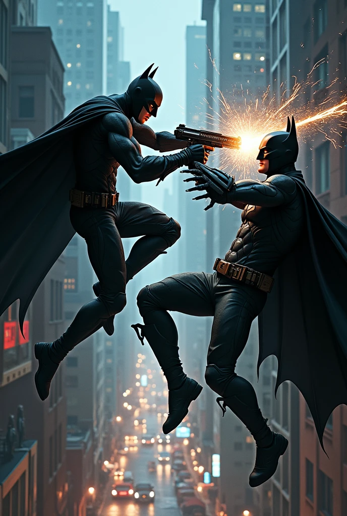 Black noir vs batman