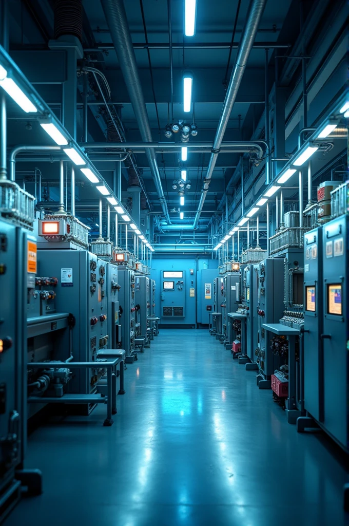 I would like a photo about the importance of control and automation in substations. An overlayed sentence explaining. if possible, Here are 5 photos