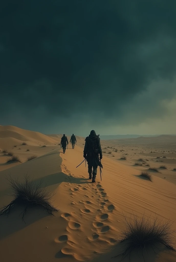 Dark desert