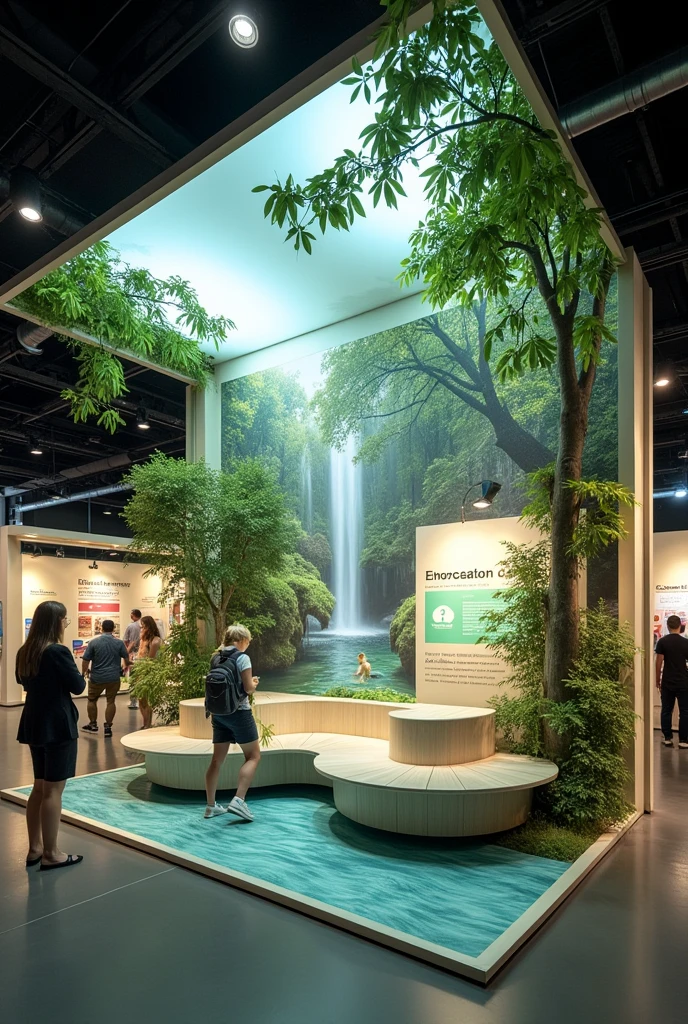 An image of a booth aligned with the theme of environmental psychology