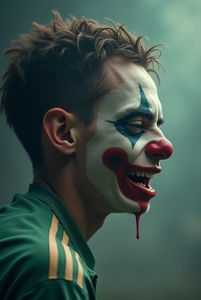 Make Real Madrid player Endrick cry with a clown filter