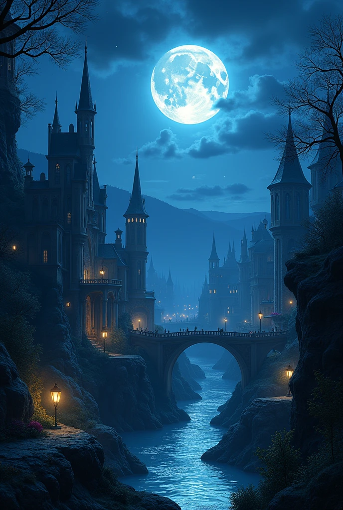 Velaris night acomaf Landscape