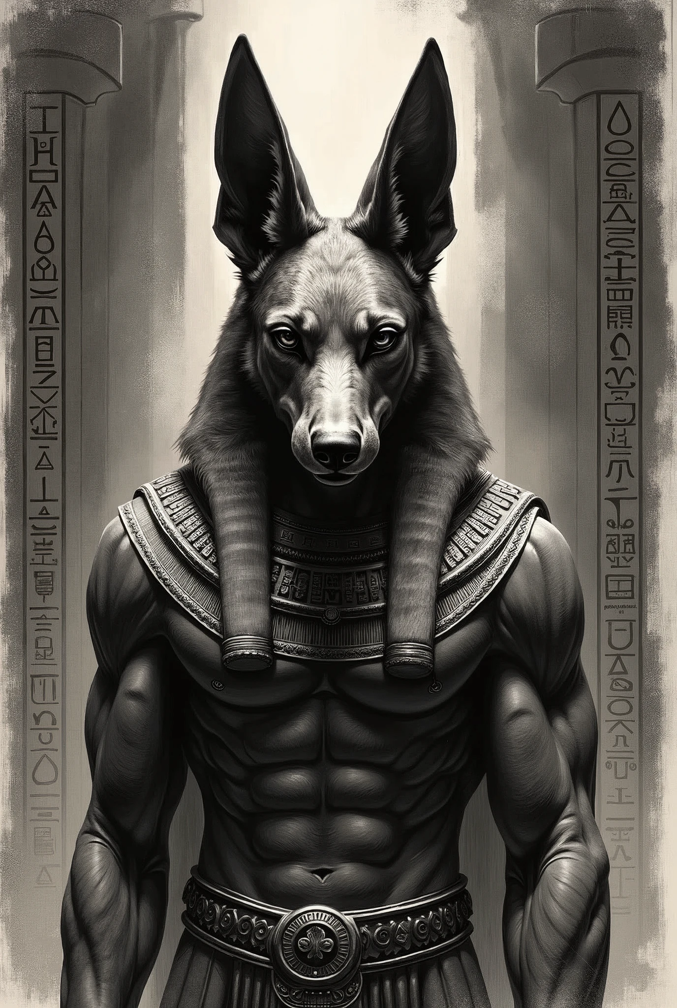 Anubis drawing