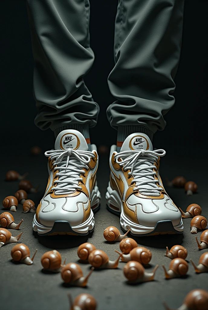 Nike Tn crushed snails under the soles