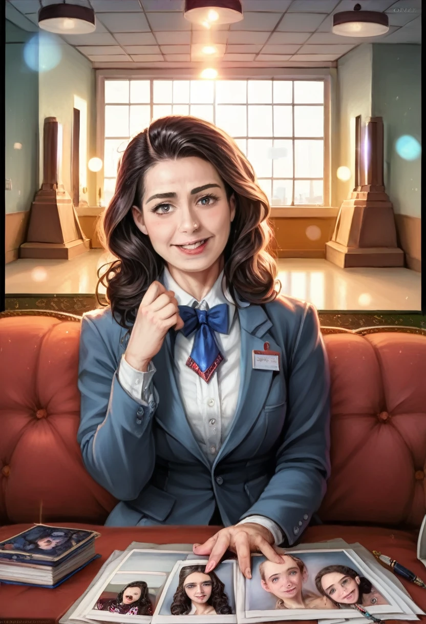 beautiful woman on elegant red sofa, detailed facial features, high quality, photorealistic, cinematic lighting, intricate details, warm colors, realistic texture, luxury interior, chiaroscuro, dramatic composition, beautiful woman, (best quality,4k,8k,highres,masterpiece:1.2),ultra-detailed,(realistic,photorealistic,photo-realistic:1.37),HDR,UHD,studio lighting,ultra-fine painting,sharp focus,physically-based rendering,extreme detail description,professional,vivid colors,bokeh,portrait,interior,luxury con tacones altos