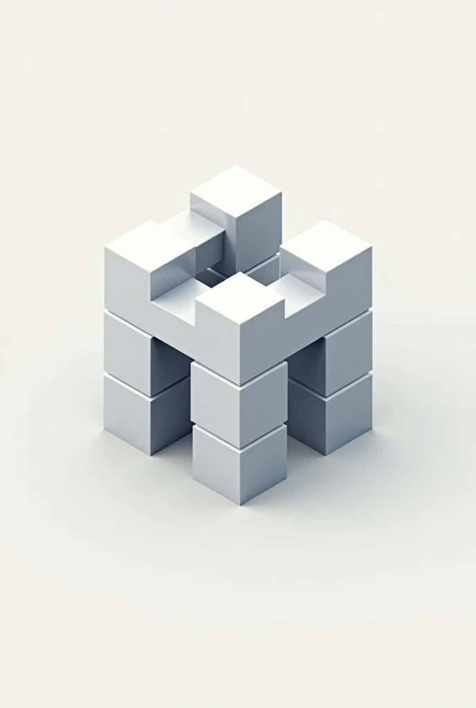abstract icon: Create an abstract icon that evokes the structure of a wall, more stylized and modern. It can be a graphic representation of walls or interconnected blocks.