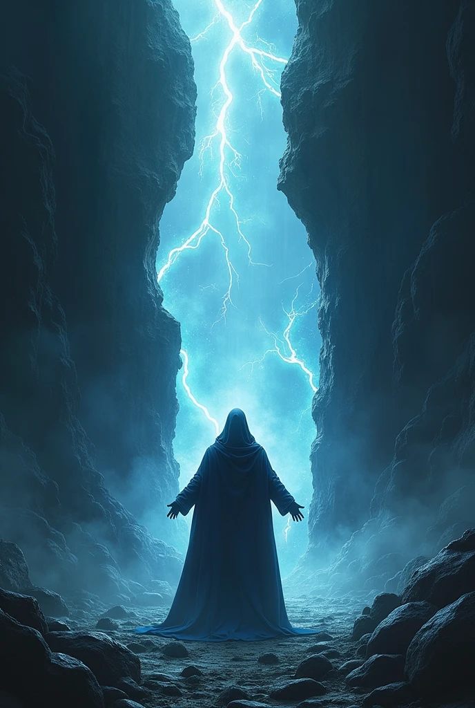 To split the darkness in two