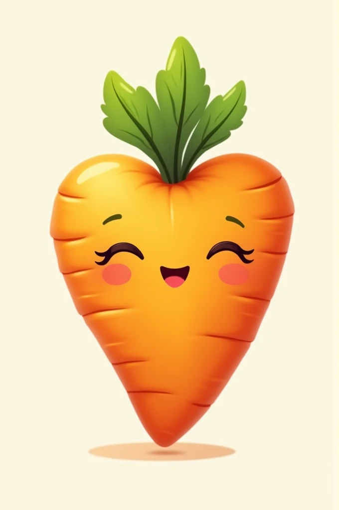 Make a carrot heart emoji