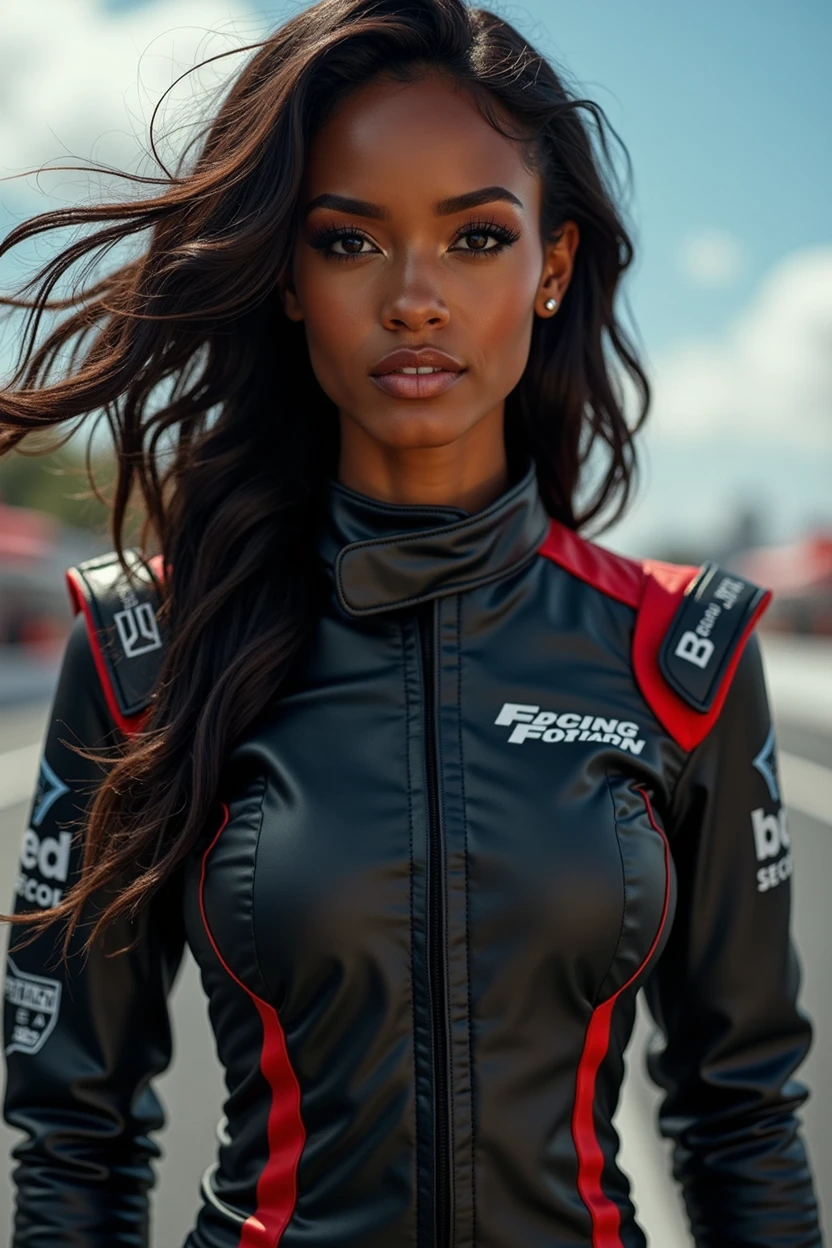 Pretty girl, model with 22 years, fast and furious, race driver, hot girl, black girl, long hair.