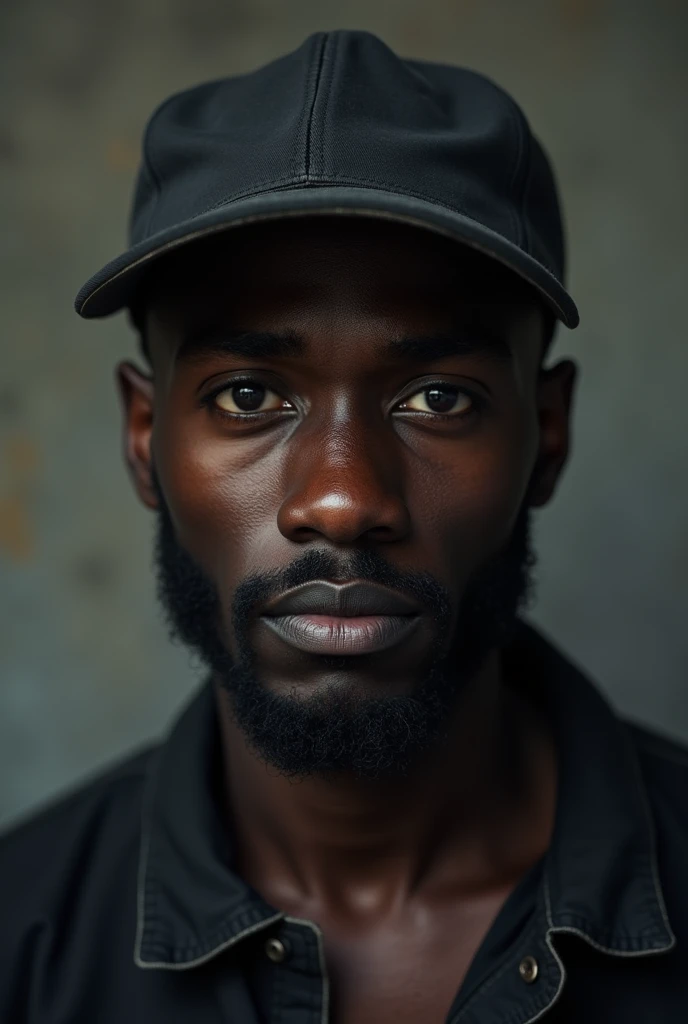 Dark-skinned guy with a cap